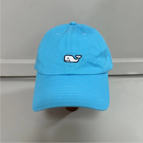 Vineyard Vines Accessories - NWT Vineyard Vines Light Blue Adjustable Cotton Hat Embroidered Whale Logo OS